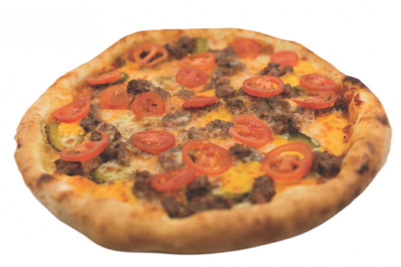 Pizza cheesburger