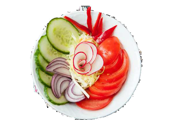 Salată asortată din toată grădina / Assorted salad from all over the garden